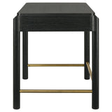 Arini 2 - drawer Vanity Desk Makeup Table Black | Coaster - 224337 - Home Elegance USA - 6