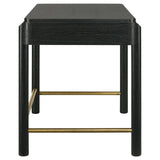 Arini 2 - drawer Vanity Desk Makeup Table Black | Coaster | Home Elegance USA