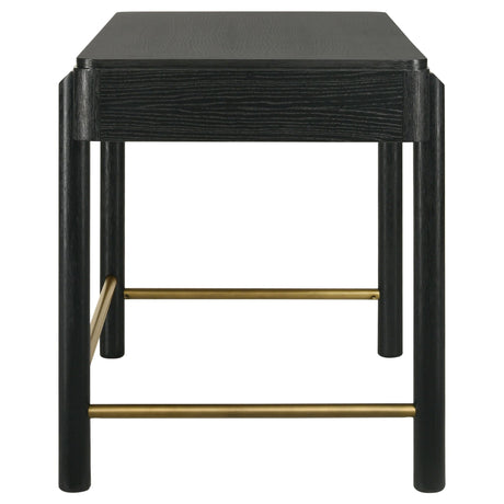 Arini 2 - drawer Vanity Desk Makeup Table Black | Coaster | Home Elegance USA