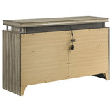 Dresser - Giselle 8-drawer Bedroom Dresser with LED Rustic Beige