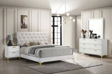 Queen Bed 4 Pc Set - Kendall 4-piece Queen Bedroom Set White