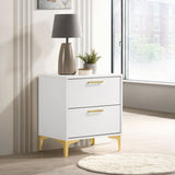 Nightstand - Kendall 2-drawer Nightstand White