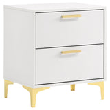 Nightstand - Kendall 2-drawer Nightstand White