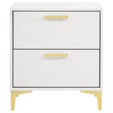 Nightstand - Kendall 2-drawer Nightstand White