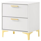 Nightstand - Kendall 2-drawer Nightstand White