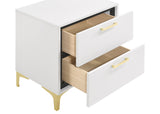 Nightstand - Kendall 2-drawer Nightstand White