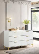 Dresser - Kendall 6-drawer Dresser White