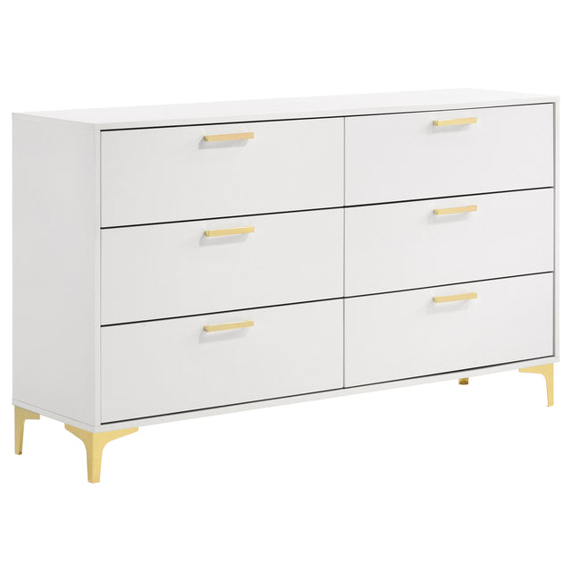 Dresser - Kendall 6-drawer Dresser White