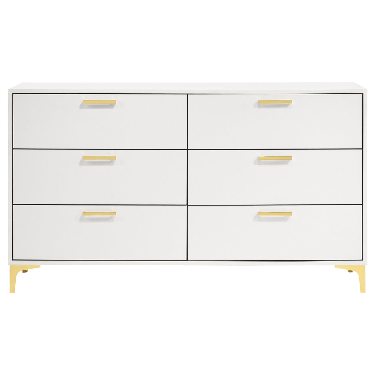 Dresser - Kendall 6-drawer Dresser White