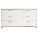 Dresser - Kendall 6-drawer Dresser White