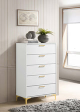 Chest - Kendall 5-drawer Chest White