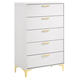 Chest - Kendall 5-drawer Chest White