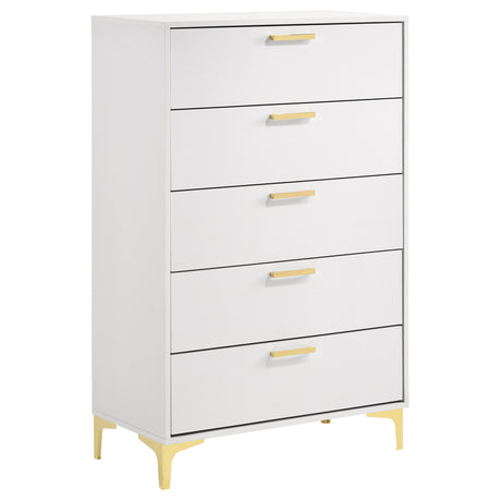 Chest - Kendall 5-drawer Chest White