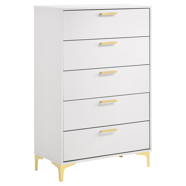 Chest - Kendall 5-drawer Chest White