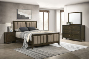 Wilkes 4-piece Full Bedroom Set Dark Cocoa - sold by Home Elegance USA