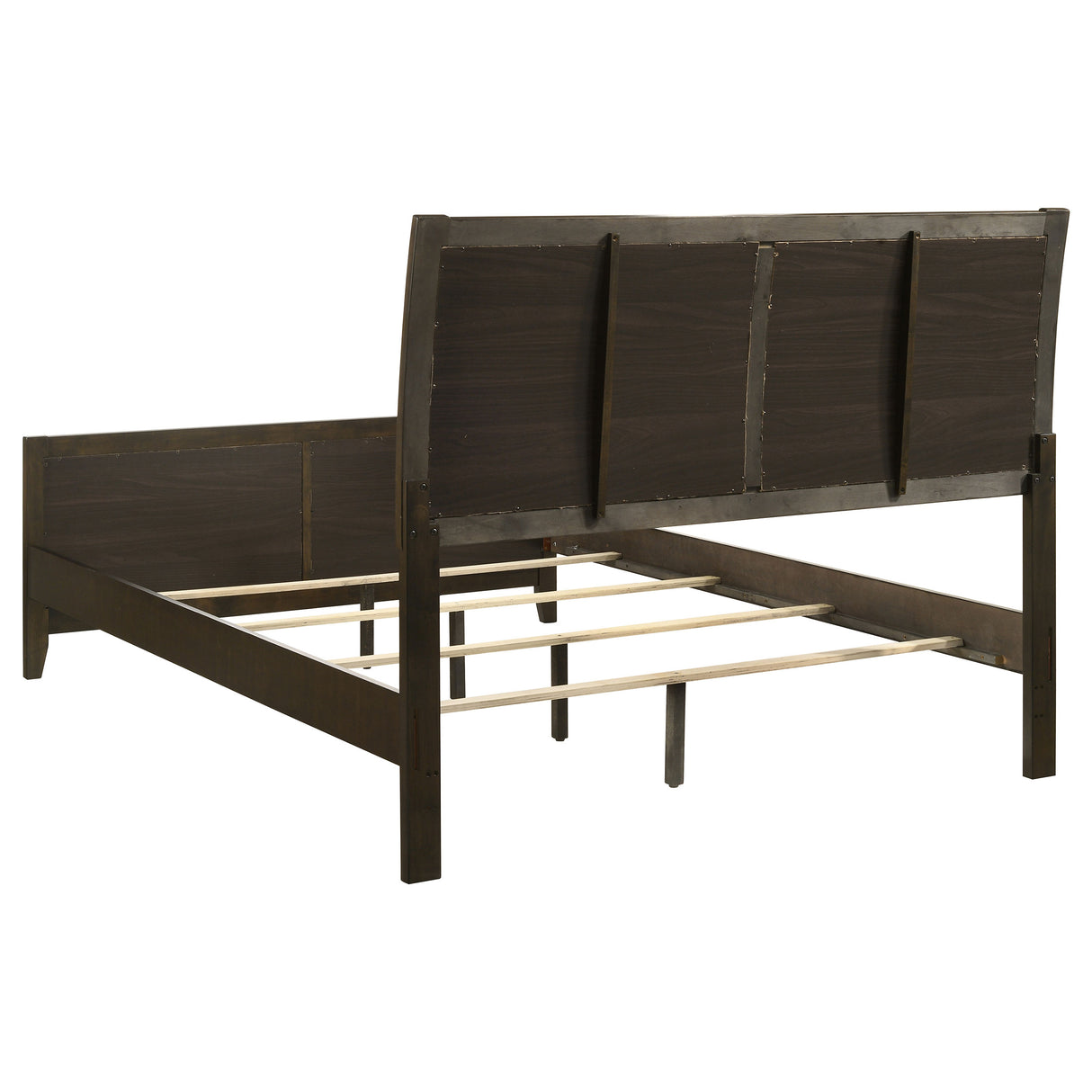 Wilkes 51-inch Upholstered Queen Bed Dark Cocoa -  Coaster Furniture
