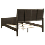 Wilkes 51-inch Upholstered Queen Bed Dark Cocoa -  Coaster Furniture