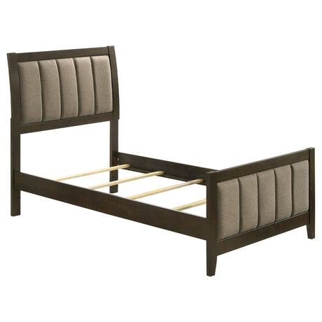 Wilkes 4-piece Twin Bedroom Set Dark Cocoa - sold by Home Elegance USA