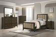 Wilkes 5-piece Twin Bedroom Set Dark Cocoa - sold by Home Elegance USA