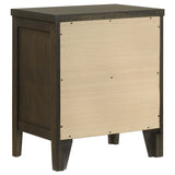 Wilkes 2-drawer Nightstand Bedside Table Dark Cocoa - Home Elegance USA