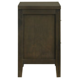Wilkes 2-drawer Nightstand Bedside Table Dark Cocoa - Home Elegance USA