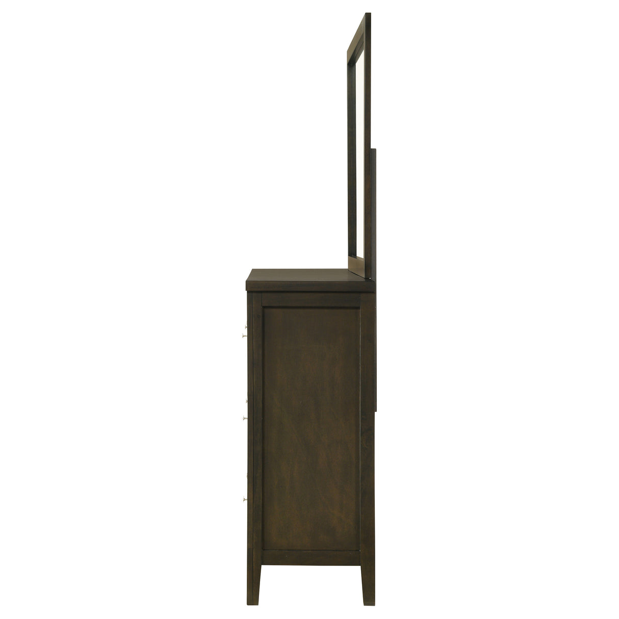 Wilkes 6-drawer Dresser and Mirror Dark Cocoa - Home Elegance USA