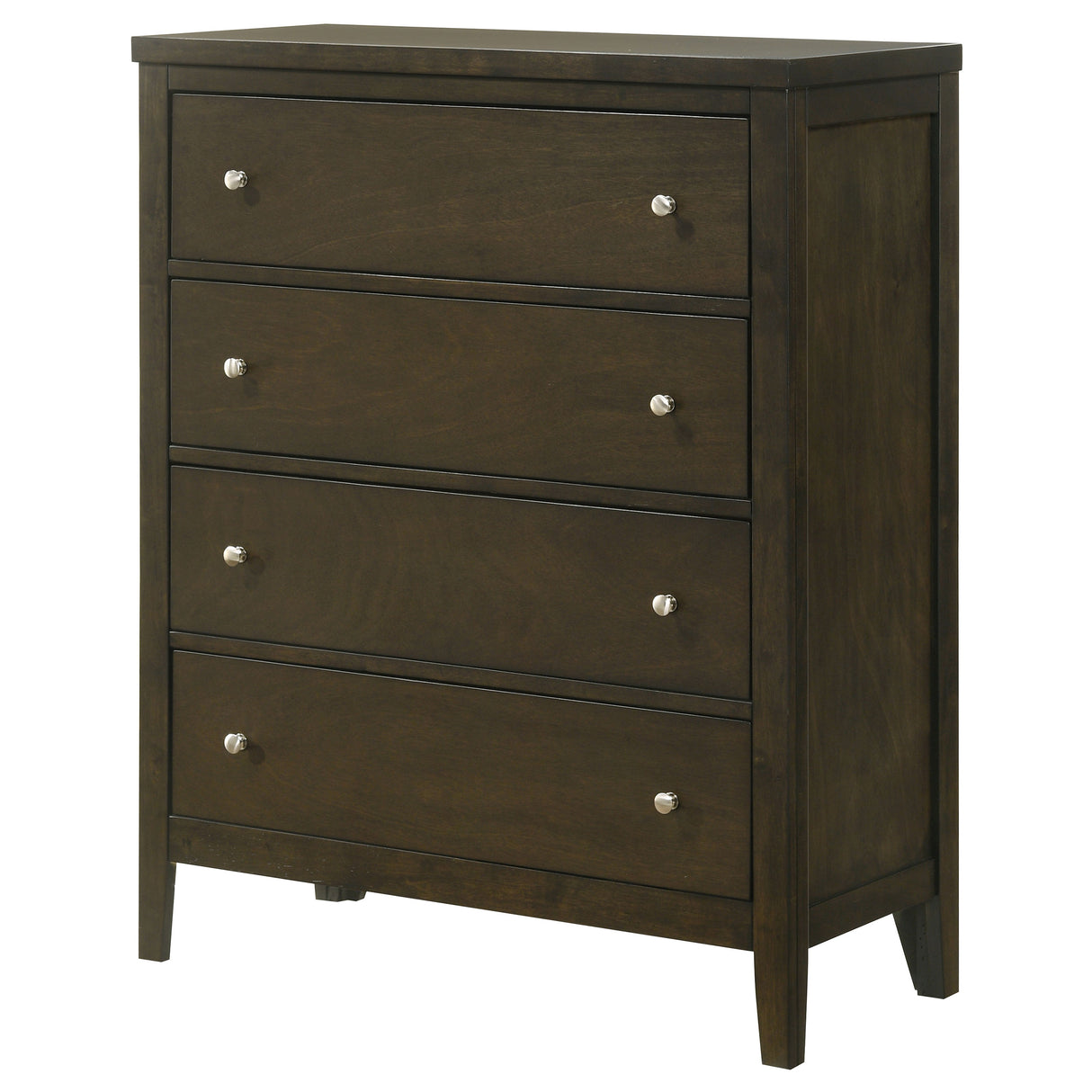 Wilkes 4-drawer Chest of Drawers Dark Cocoa - Home Elegance USA