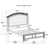 California King Bed 4 Pc Set - Emmett 4-piece California King Bedroom Set Walnut