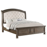 California King Bed - Emmett Wood California King Sleigh Bed Walnut