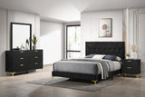 California King Bed 4 Pc Set - Kendall 4-piece California King Bedroom Set Black