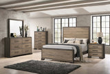 Baker 6 - drawer Dresser with Mirror Brown and Light Taupe | Coaster - 224463M - Home Elegance USA - 15