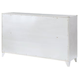 Dresser - Larue 6-drawer Dresser Silver