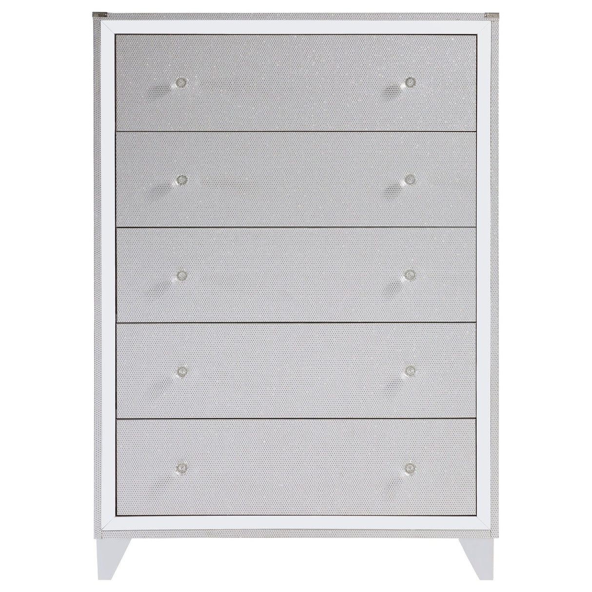 Chest - Larue 5-drawer Chest Silver