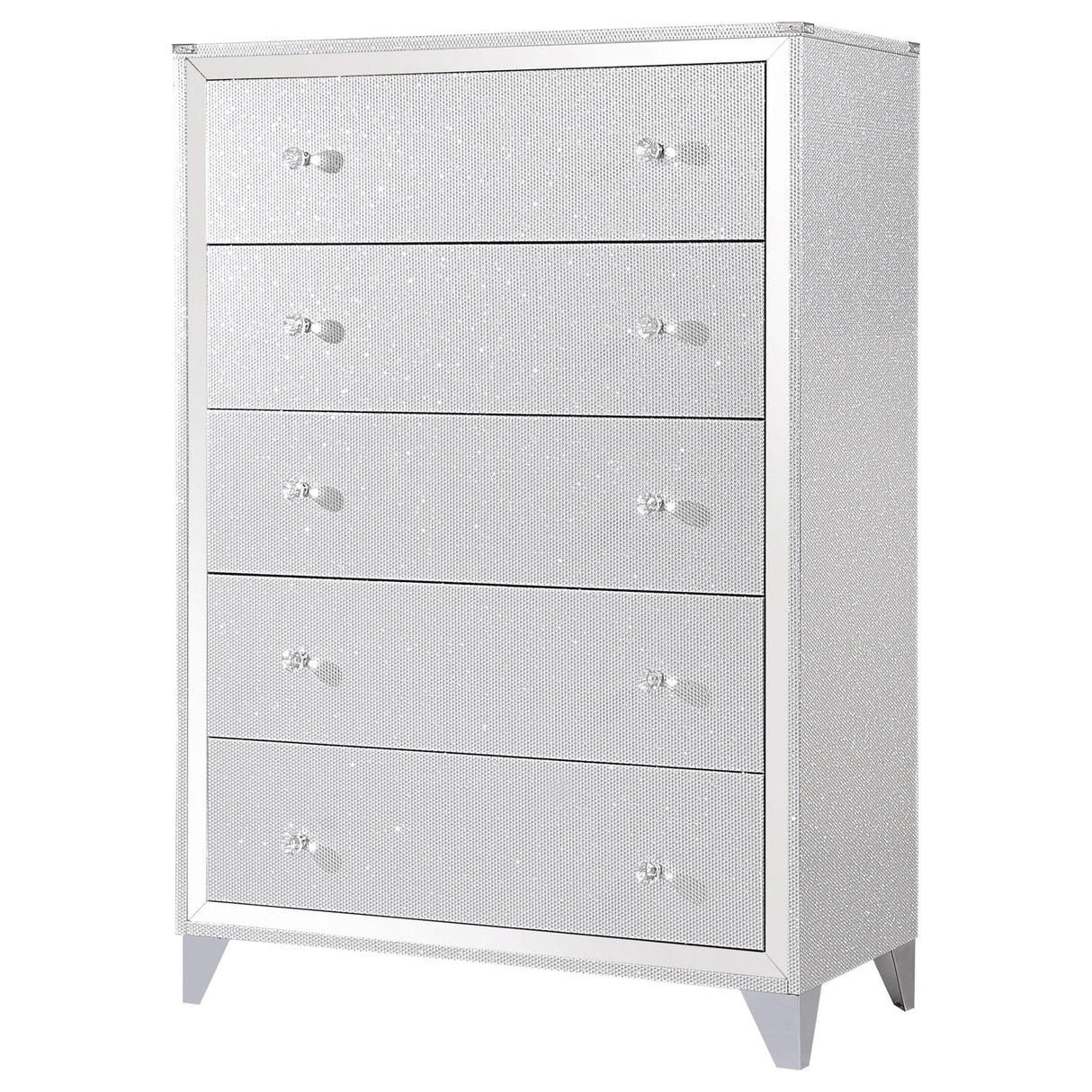 Chest - Larue 5-drawer Chest Silver