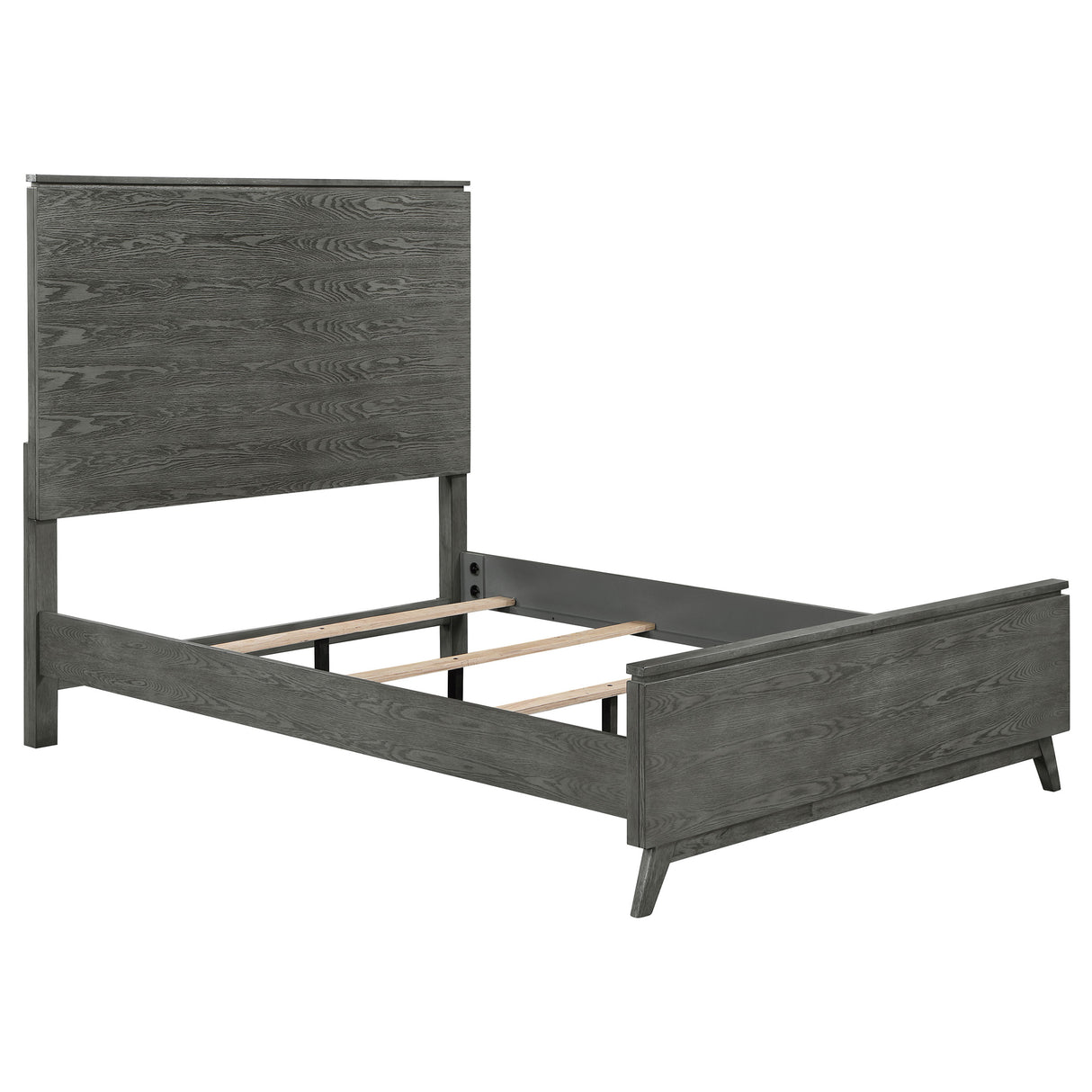 Eastern King Bed 4 Pc Set - Nathan 4-piece Eastern King Bedroom Set Grey