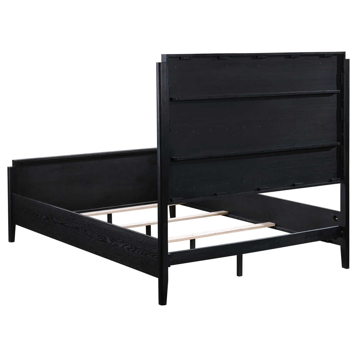 Brookmead 4-piece Upholstered Eastern King Bedroom Set Black - sold by Home Elegance USA