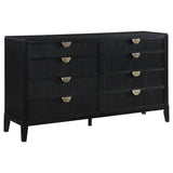 Brookmead 4-piece Upholstered Eastern King Bedroom Set Black - sold by Home Elegance USA