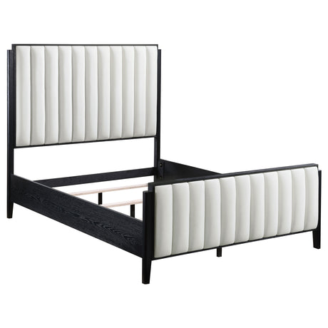 Brookmead 5-piece Upholstered Queen Bedroom Set Black - sold by Home Elegance USA