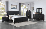 Brookmead Wood Eastern King Panel Bed Black | Coaster | Home Elegance USA