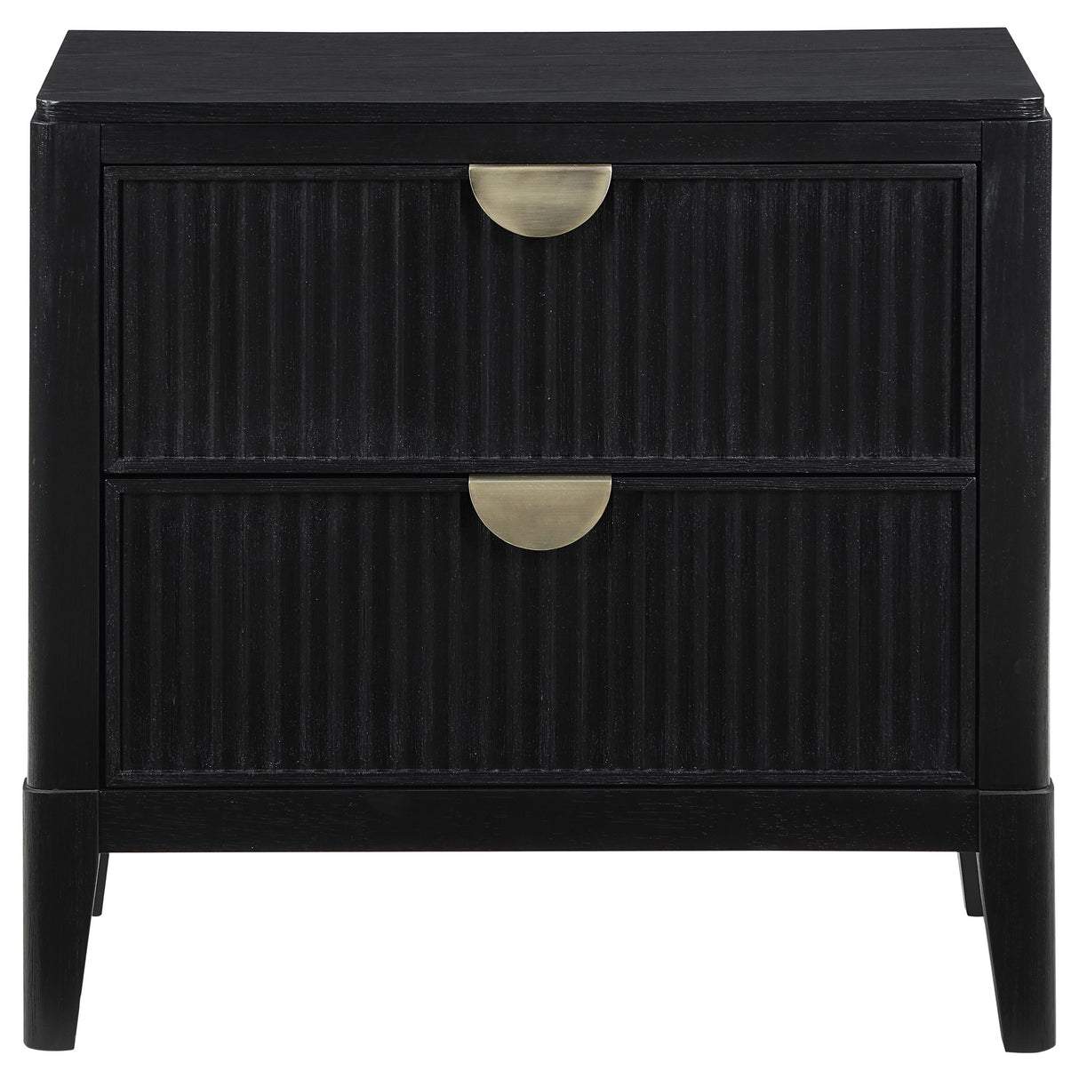 Brookmead 2-drawer Nightstand Black - Home Elegance USA