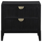 Brookmead 2-drawer Nightstand Black - Home Elegance USA