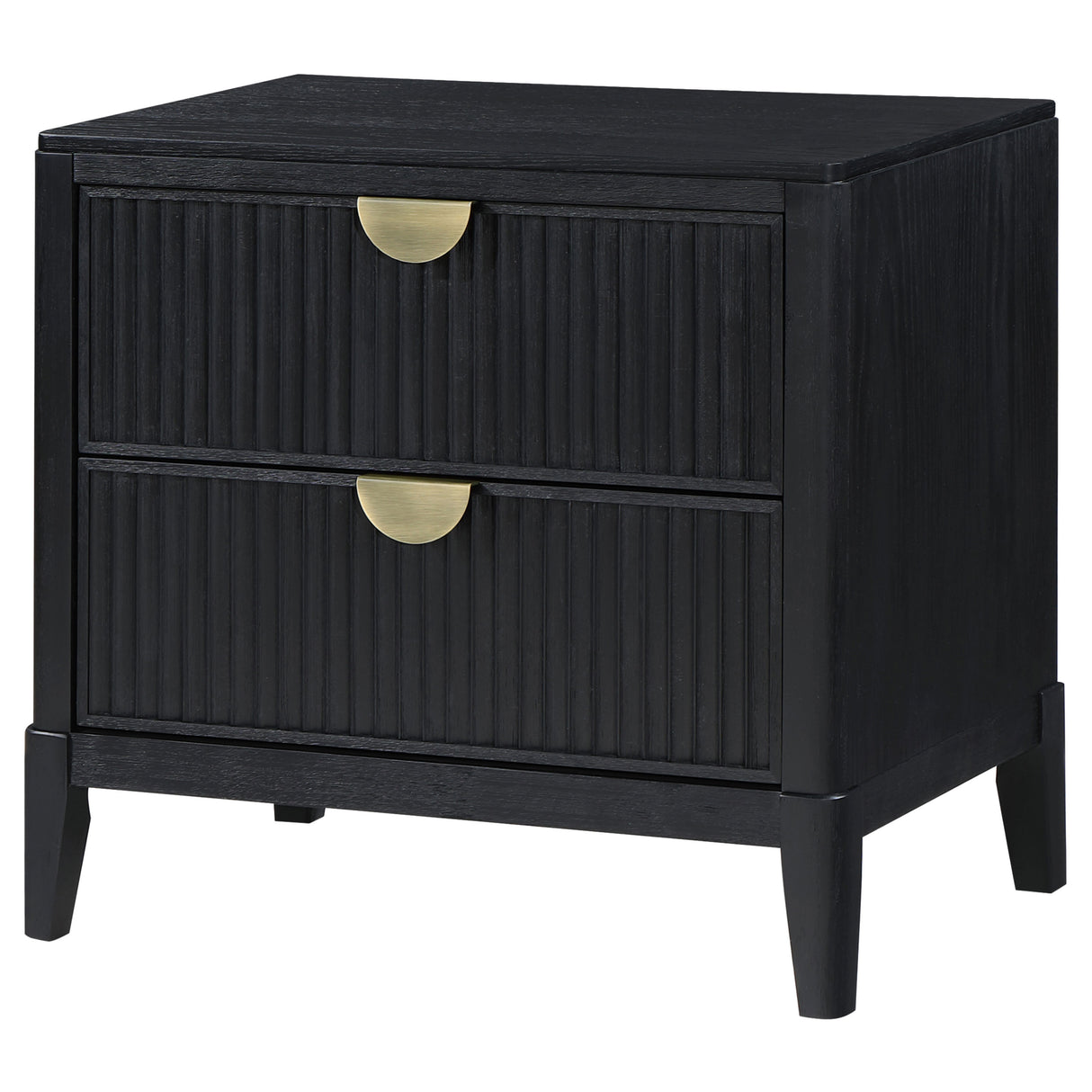 Brookmead 2-drawer Nightstand Black - Home Elegance USA
