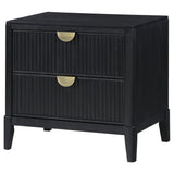 Brookmead 2-drawer Nightstand Black - Home Elegance USA