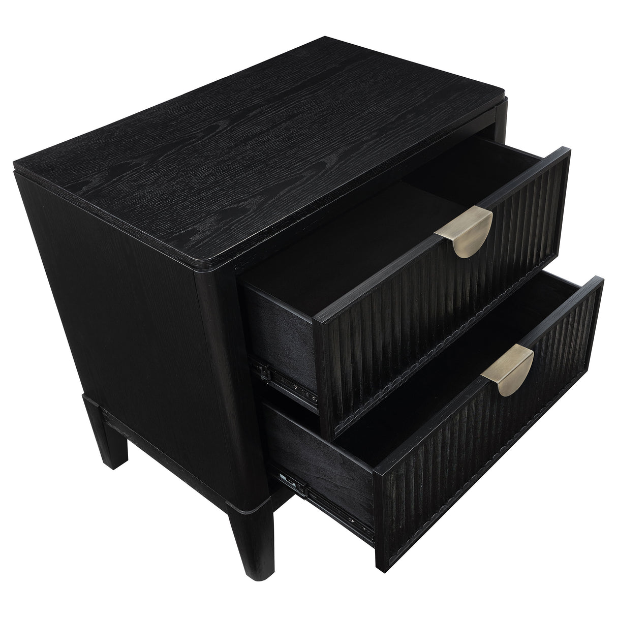 Brookmead 2-drawer Nightstand Black - Home Elegance USA