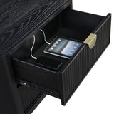Brookmead 2-drawer Nightstand Black - Home Elegance USA