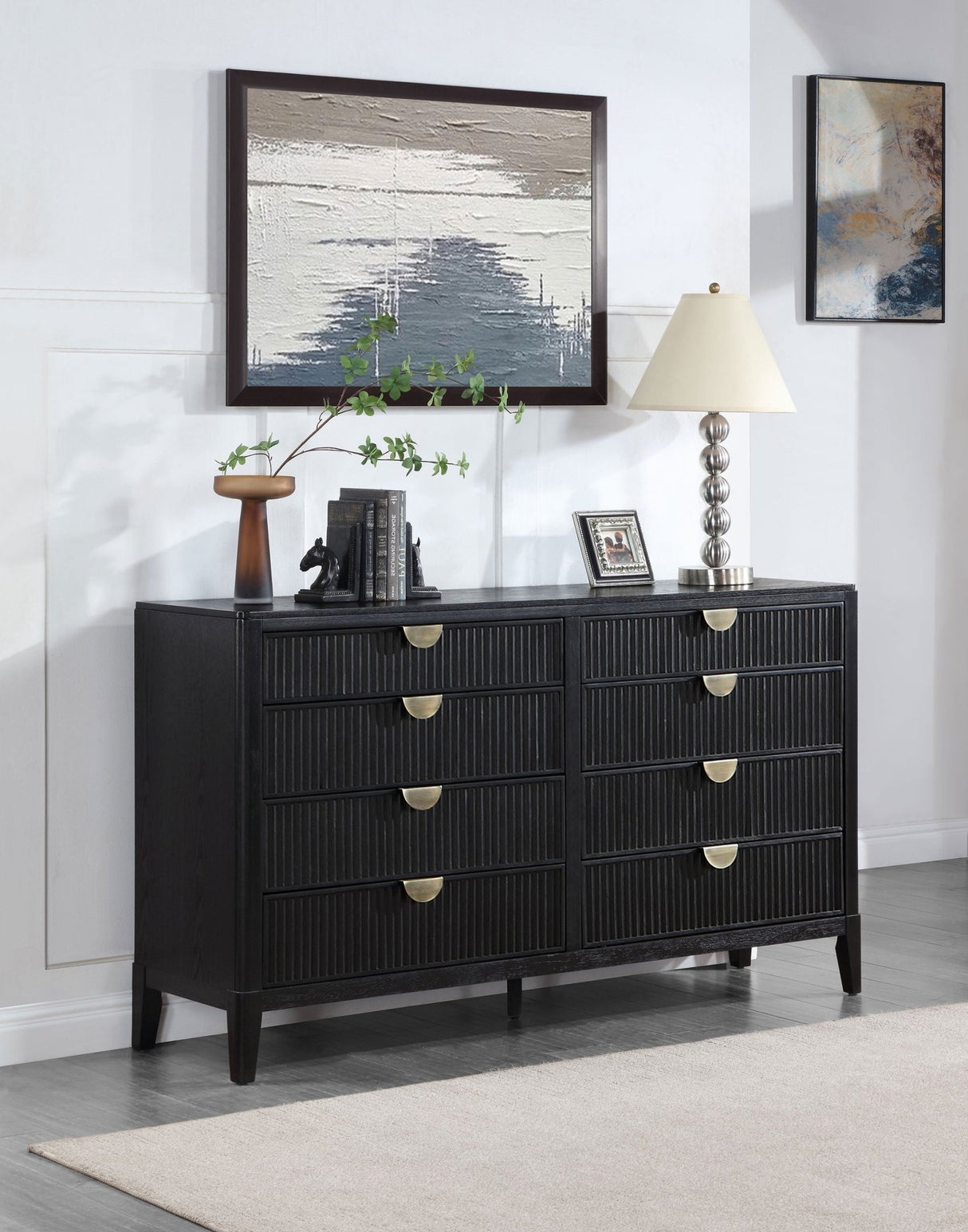 Brookmead 8 - drawer Bedroom Dresser Black | Coaster | Home Elegance USA