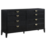 Brookmead 8 - drawer Bedroom Dresser Black | Coaster | Home Elegance USA