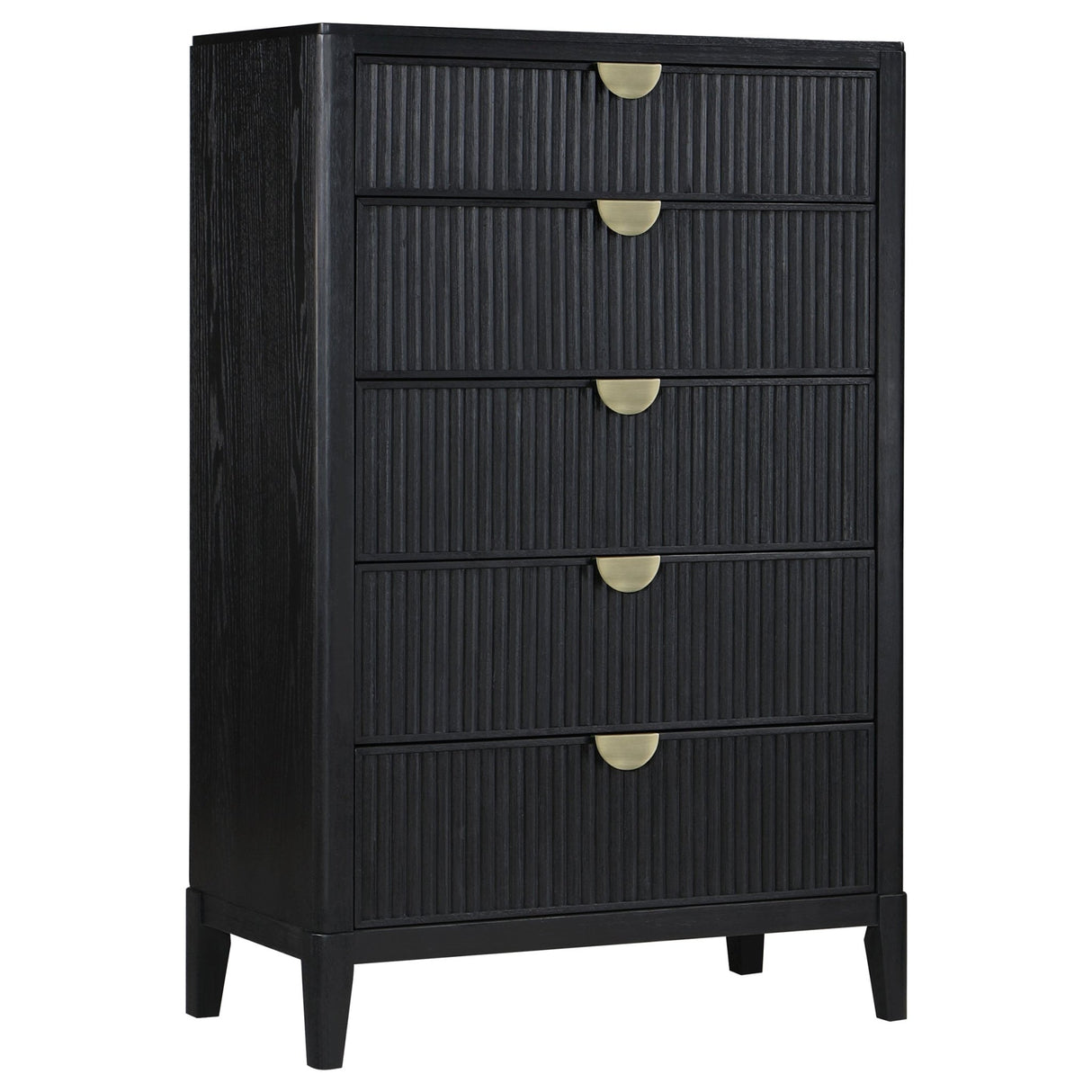 Brookmead 5 - drawer Bedroom Chest Black | Coaster - 224715 - Home Elegance USA - 1