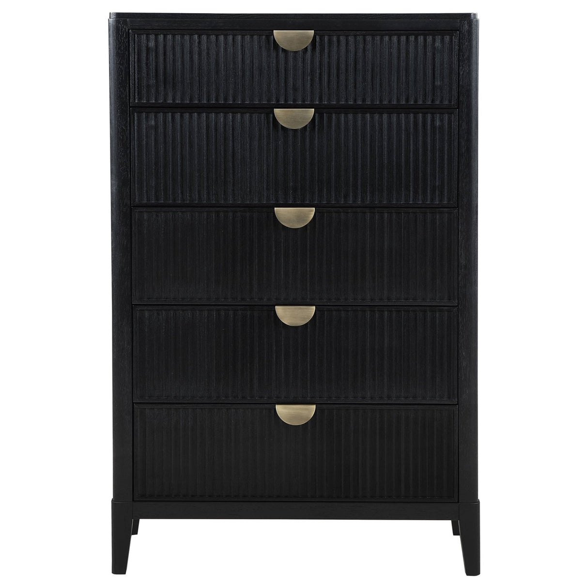 Brookmead 5 - drawer Bedroom Chest Black | Coaster - 224715 - Home Elegance USA - 3