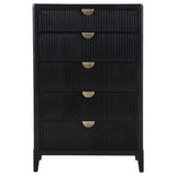 Brookmead 5 - drawer Bedroom Chest Black | Coaster | Home Elegance USA